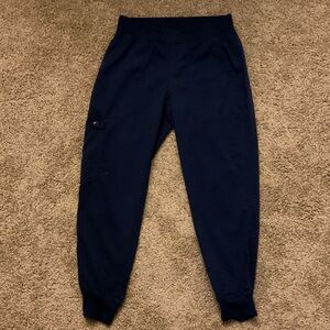Med Couture Navy Scrub Cargo Jogger Pants